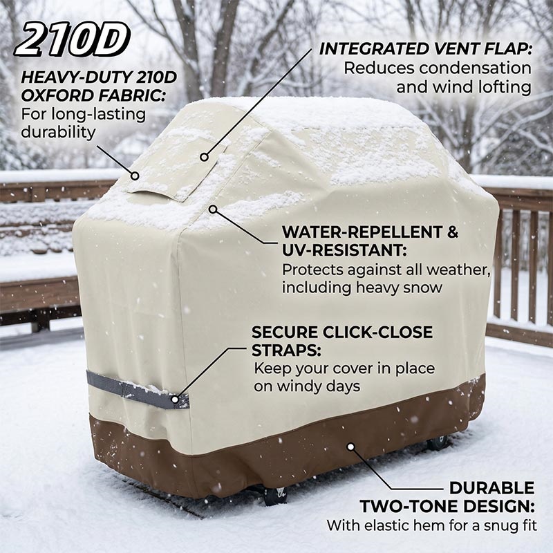 Outdoor Furniture Protector - Capa Protetora Impermeável 210D para Churrasqueira