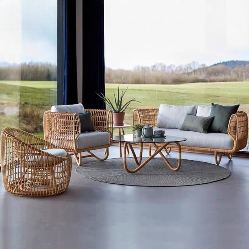 Outdoor Furniture On Sale - Sofá de vime ao ar livre