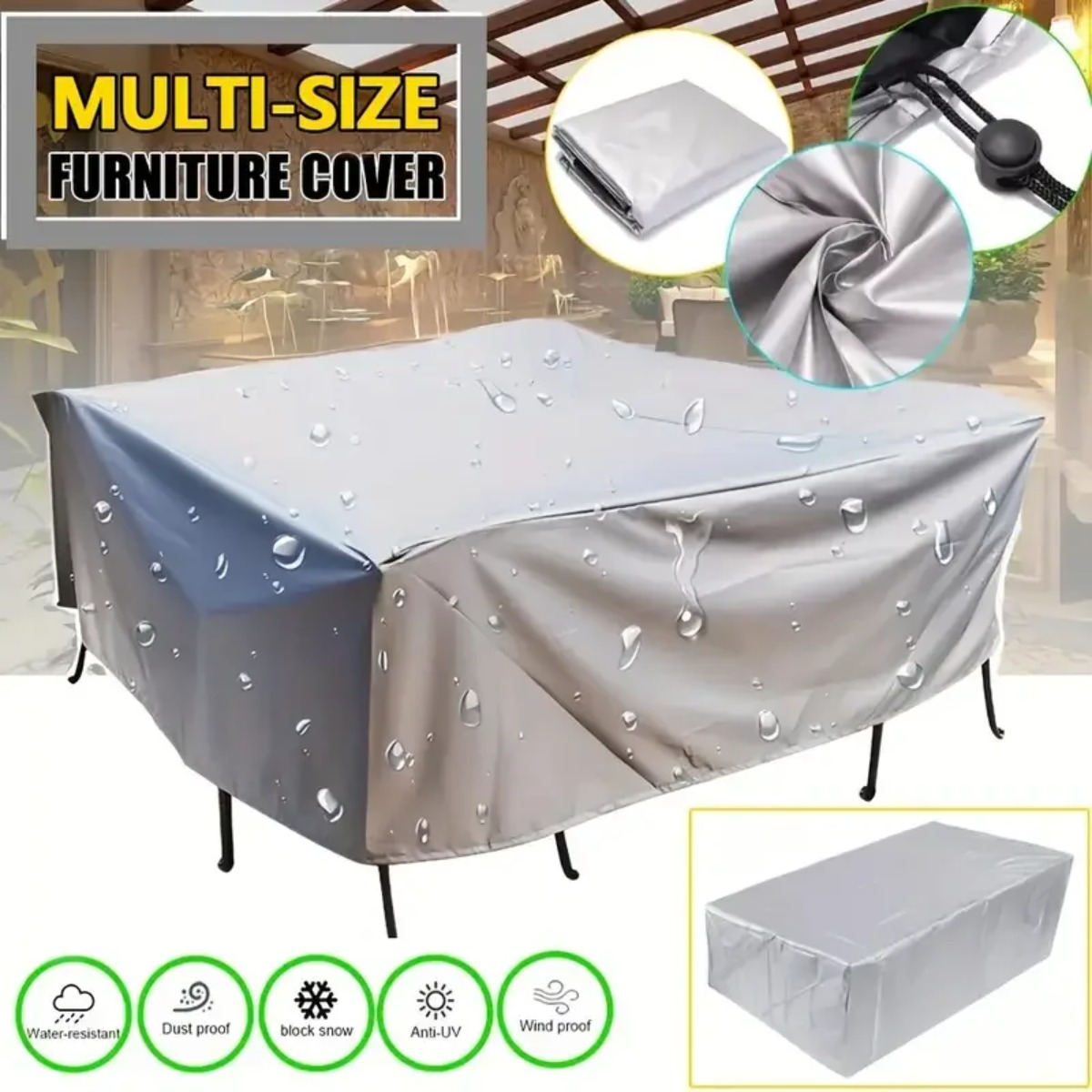 Capas para Móveis de Pátio em  - Outdoor Furniture Fabric Waterproof avaliação e preço