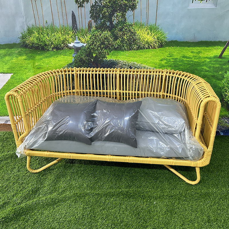 Sofá de vime ao ar livre mesa  - Outdoor Furniture On Sale avaliação e preço