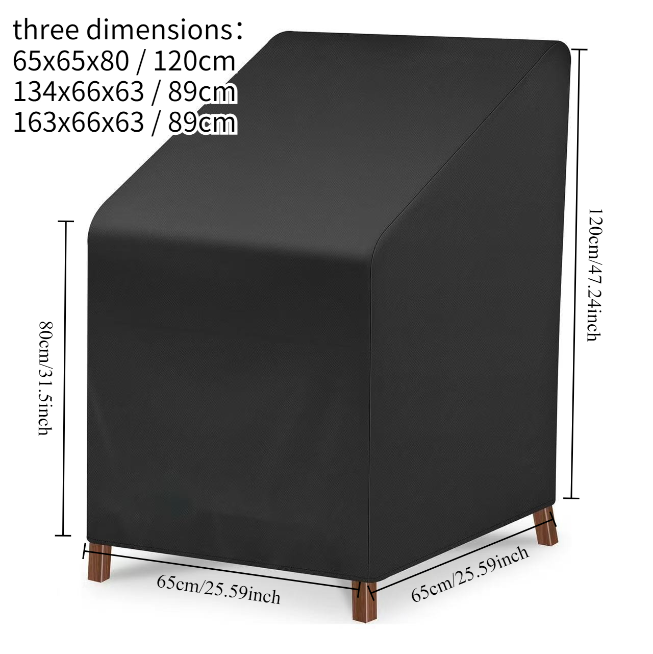 Cadeira empilhada capa de poei - Outdoor Furniture Protector avaliação e preço
