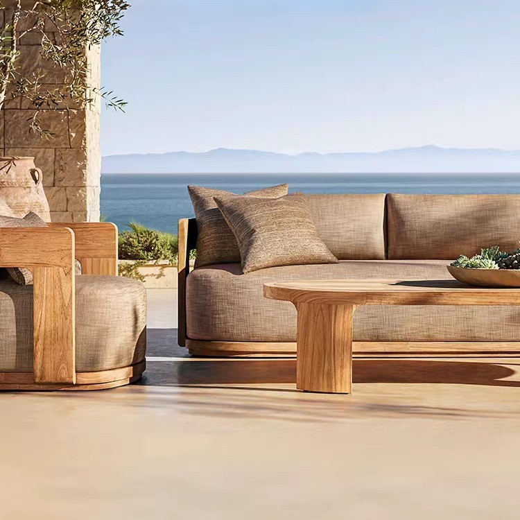 Sofá de Teak para Exterior, Co - Outdoor Furniture On Sale avaliação e preço