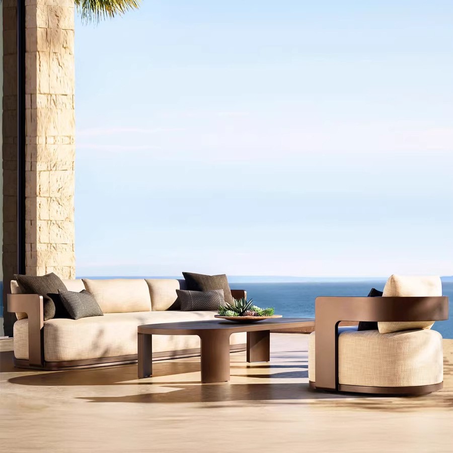Sofá de Teak para Exterior, Co - Outdoor Furniture On Sale avaliação e preço